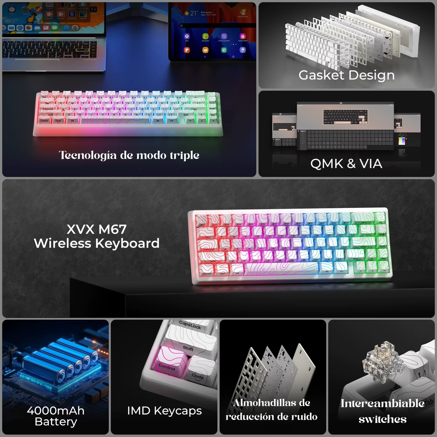 M67 Jadestone Mechanical Keyboard